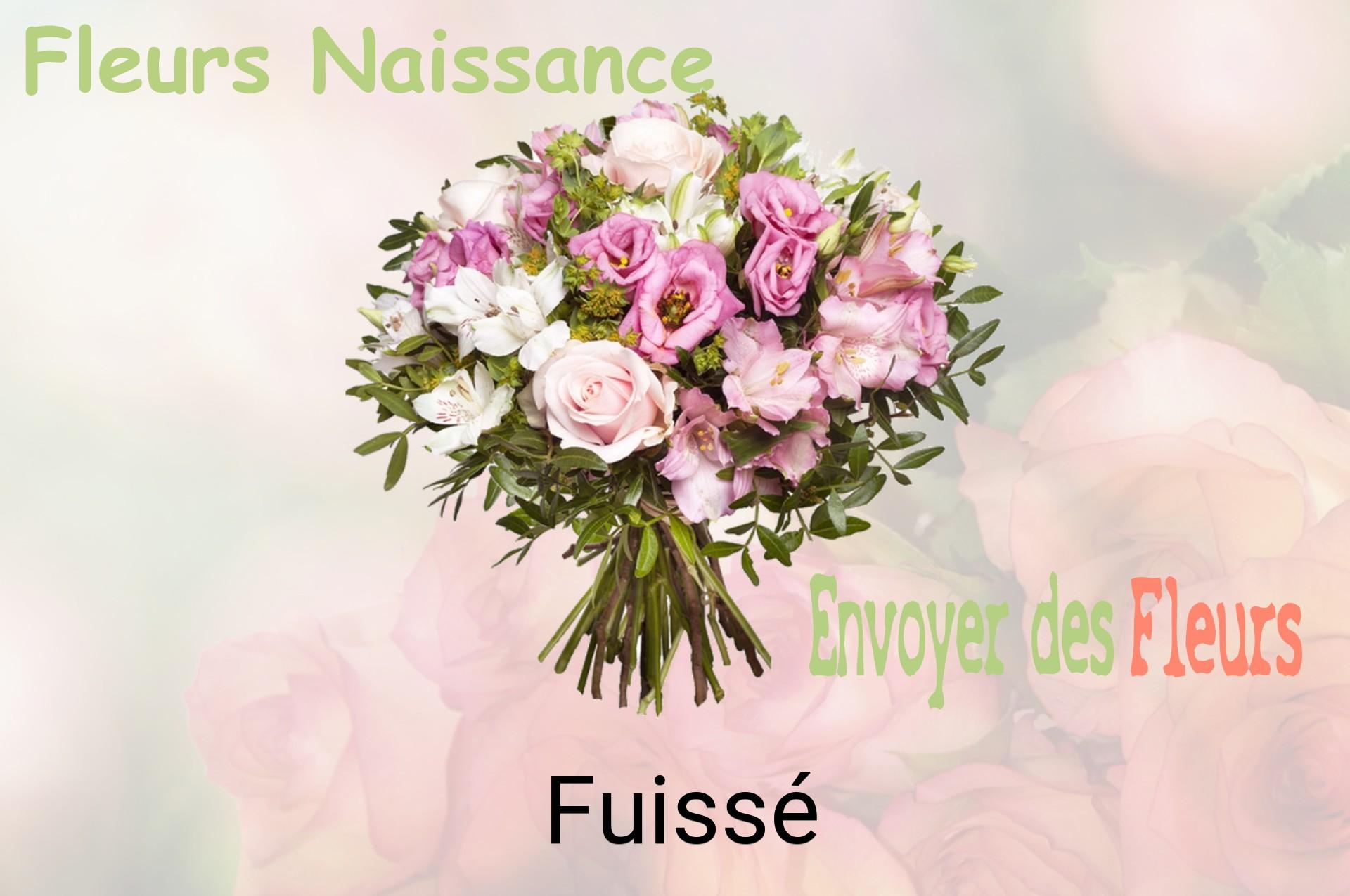 Bouquet de fleurs de naissance livré à Fuissé